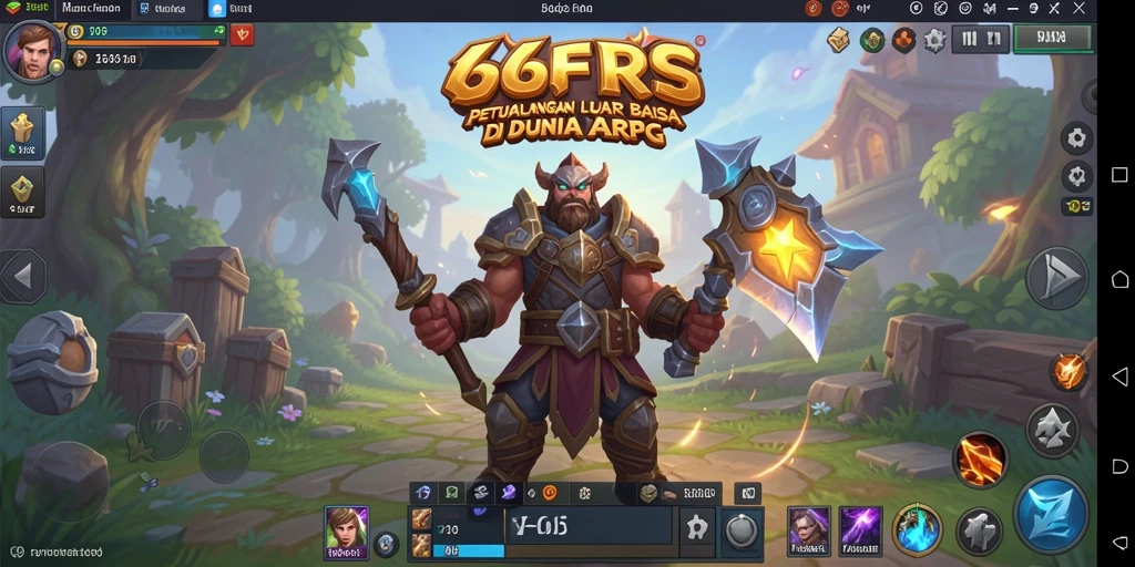 Tampilan gameplay ARPG yang menegangkan dan penuh aksi.