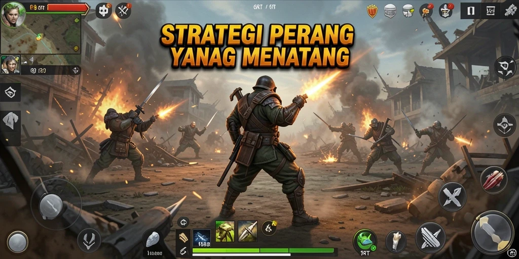 Tampilan menarik dari pertempuran strategis di 6RT.