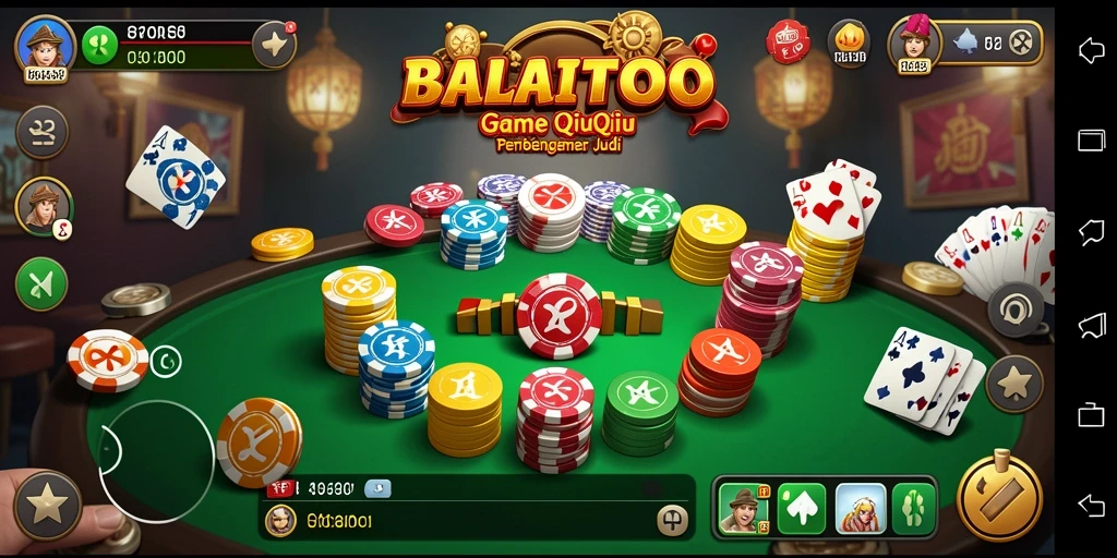 Tampilan gameplay QiuQiu yang menarik di BALAITOTO.