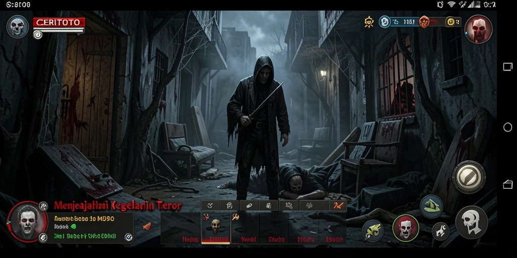 Gameplay CERITOTO yang mencekam dan menegangkan.
