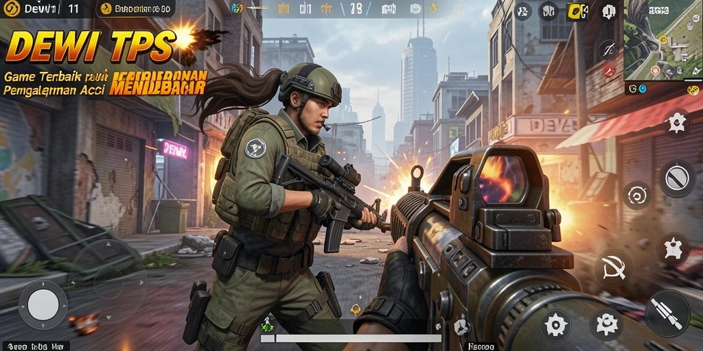 Tampak gameplay DEWI11 yang seru dan mendebarkan