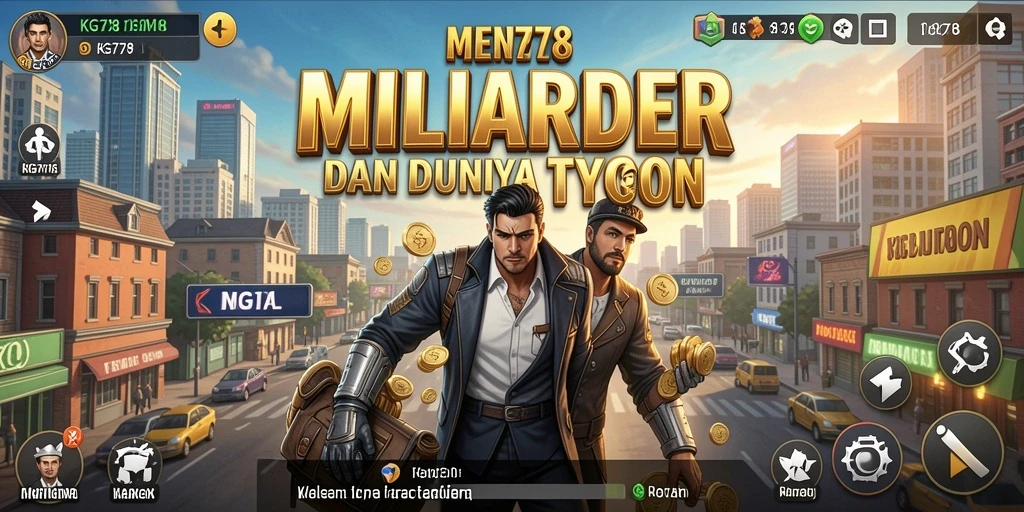 Screenshot gameplay <strong>KG778</strong> menunjukkan manajemen bisnis yang mendebarkan.