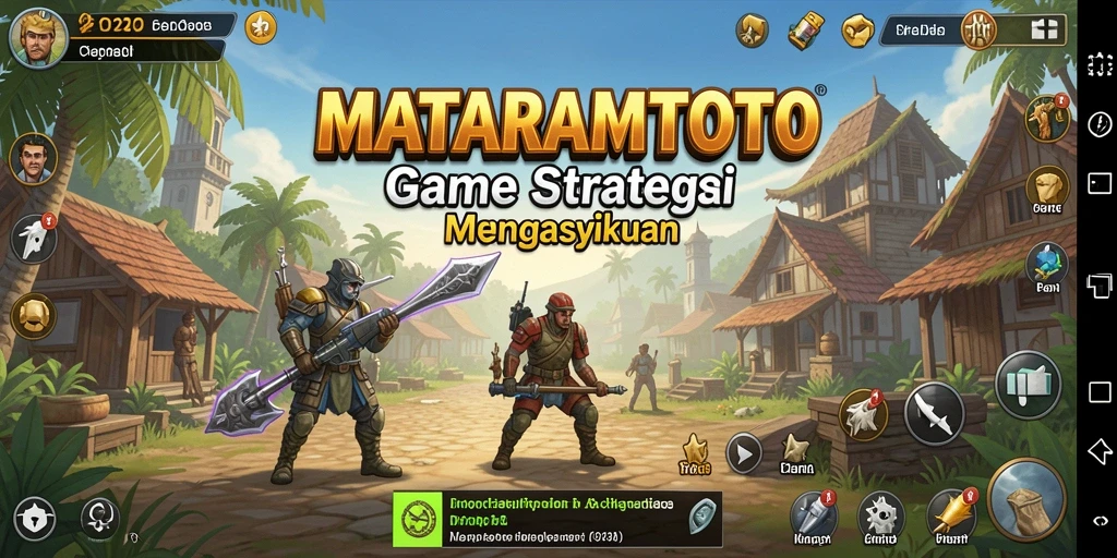 Gameplay seru di MATARAMTOTO dengan pertempuran yang strategis.